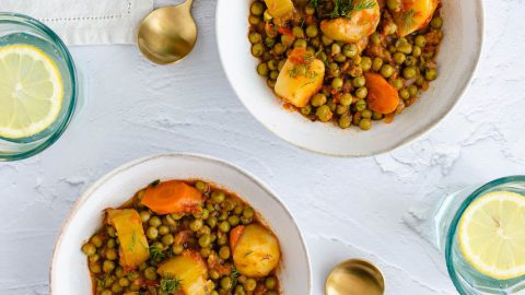 Greek Pea Stew Arakas