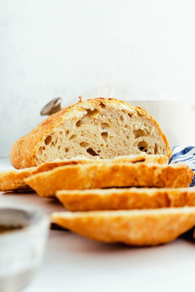 Artisan Dutch Oven Semolina Bread - Lexa's Recipes