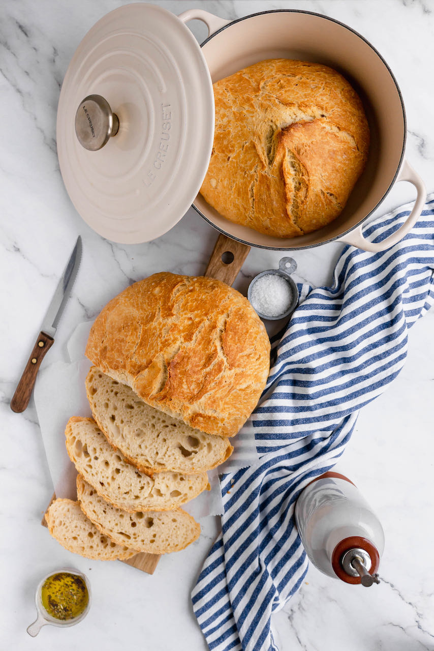 Dutch Oven Baking - Atta Durum Flour and K.A. Bread Flour