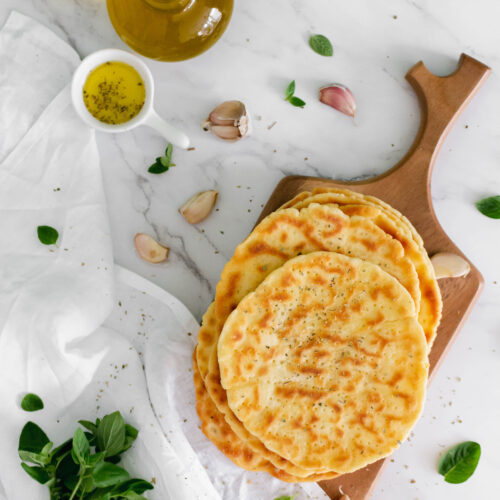 GlutenFree Garlic Pita Bread (with yogurt) Foodathlon